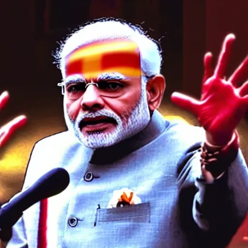 Prompt: narendra modi as shaktimaan