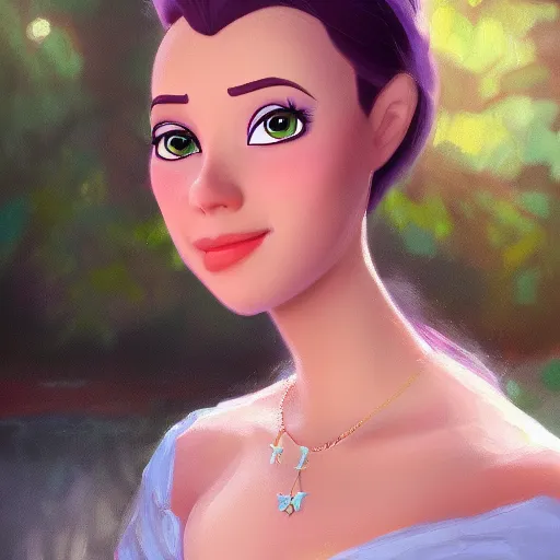 Image similar to a portrait of a princess in an animated disney movie, backwater bayou, oil painting, pale colors, high detail, 8 k, wide angle, trending on artstation,