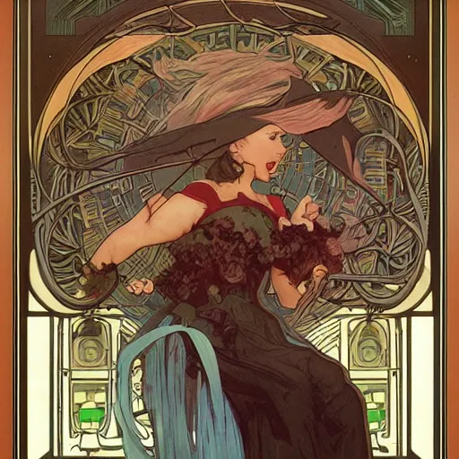 Prompt: the burp heard around the world, fiberpunk, vaporwake, art by andreas rocha and artgerm and greg rutkowski and alphonse mucha