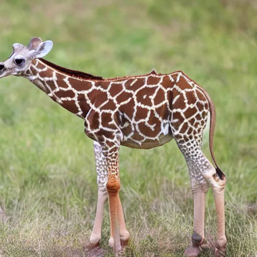 Image similar to photo of a mouse giraffe rat hybrid