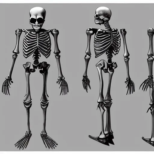 Image similar to cybork skeleton concept art highly detailed