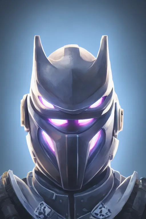 Image similar to epic mask helmet robot ninja portrait stylized as fornite style game design fanart by concept artist gervasio canda, behance hd by jesper ejsing, by rhads, makoto shinkai and lois van baarle, ilya kuvshinov, rossdraws global illumination radiating a glowing aura global illumination ray tracing hdr render in unreal engine 5