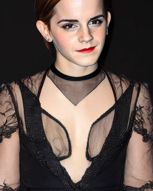 Image similar to bald emma watson