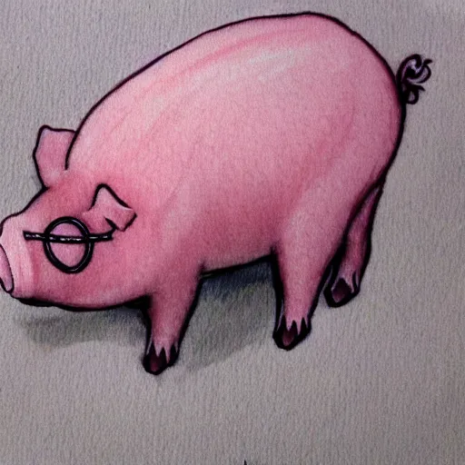 Image similar to cute adorable pig by silverfox