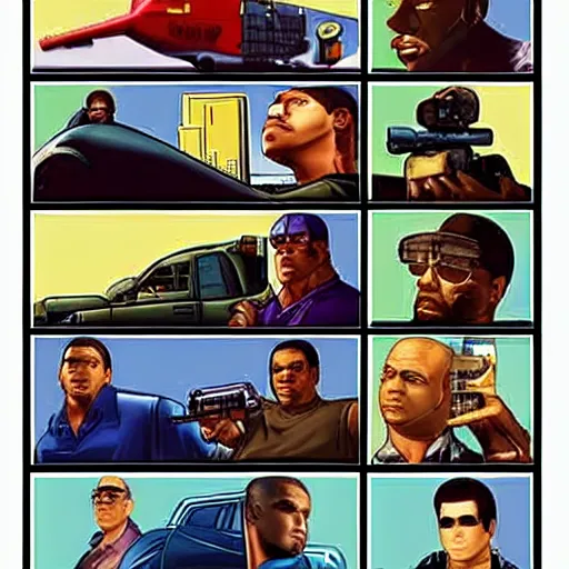 GTA Series Videos - Real-life versions of GTA San Andreas characters  brought to life and posted by /u/AaronGNP on the Stable Diffusion AI  subreddit