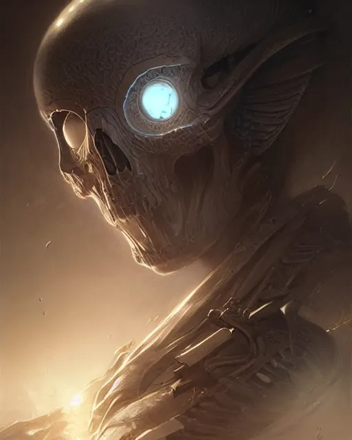 Prompt: Death is swallowed up in victory, artwork by artgerm, scifi, D&D, extraordinary phenomenon, fantasy, intricately detailed, elegant, digital painting, smooth, sharp focus, art by Greg Rutkowski and Ruth Asawa and Eric Wallis