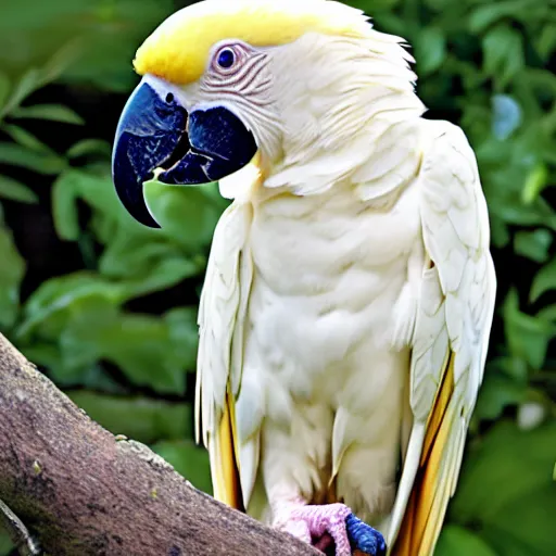 Image similar to albino macaw parrot