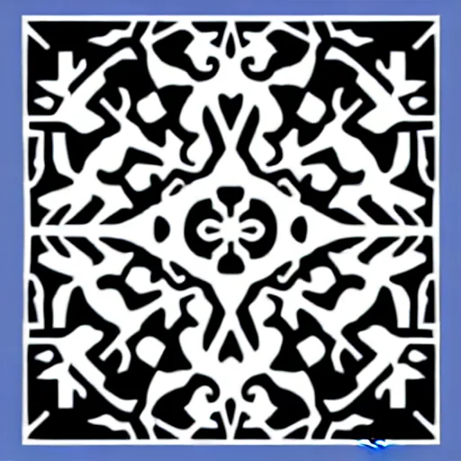 Image similar to vector art panel for cnc plasma, laser, stencil, unique winter design