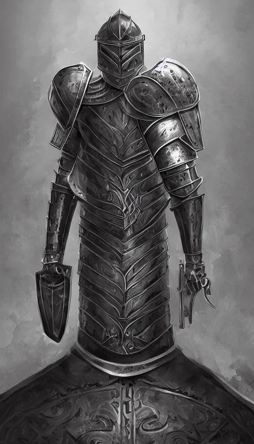 Prompt: digital art of a knight in full plate armor,chivalrous,imposing,heroic,intricate and beautiful armor,high quality artwork,4k