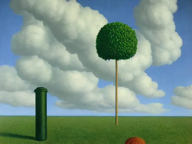 Image similar to life and death, painting by rene magritte, high detail, high resolution