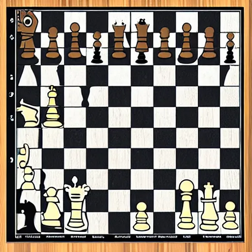 Image similar to chess checkmate in 3, can you find it?