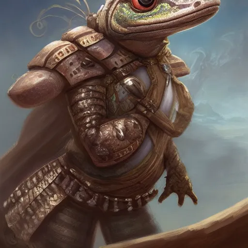Cute anthropomorphic Gecko as a Great Bagatur from | Stable Diffusion ...