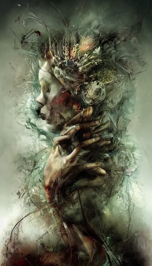 Image similar to psytrance artwork, by ryohei hase