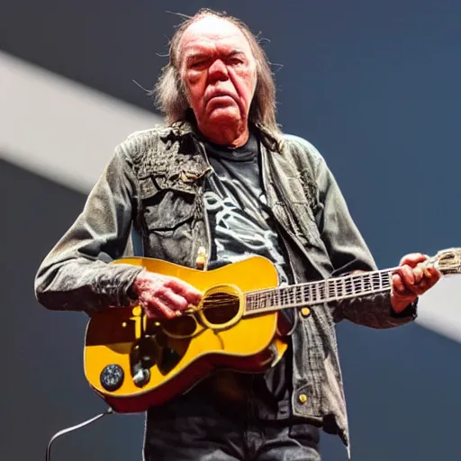 Image similar to hd photo of neil young as an action figure