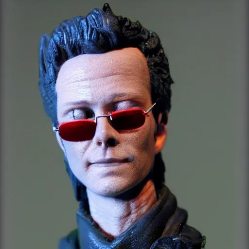 Prompt: scott weiland made out of polymer clay detailed sculpture trending on artstation