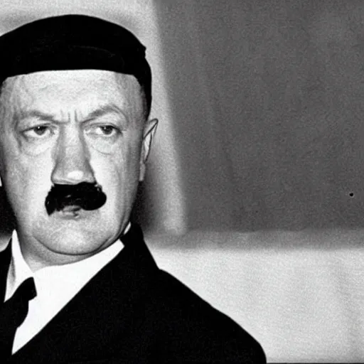 Image similar to Hitler in 1996