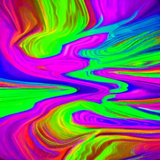 Image similar to beautiful colorful liquid art, neon colors, gradient