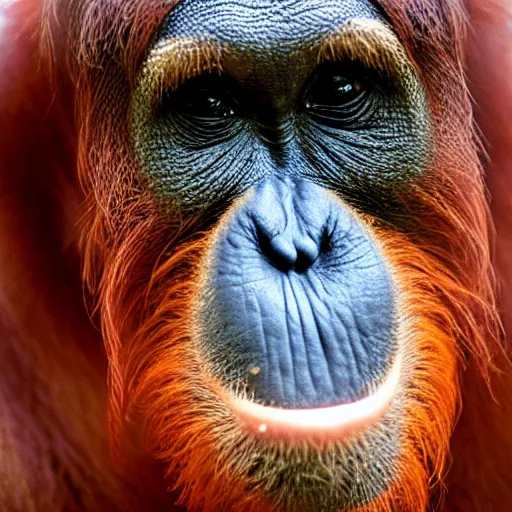 Image similar to a cute orangutan