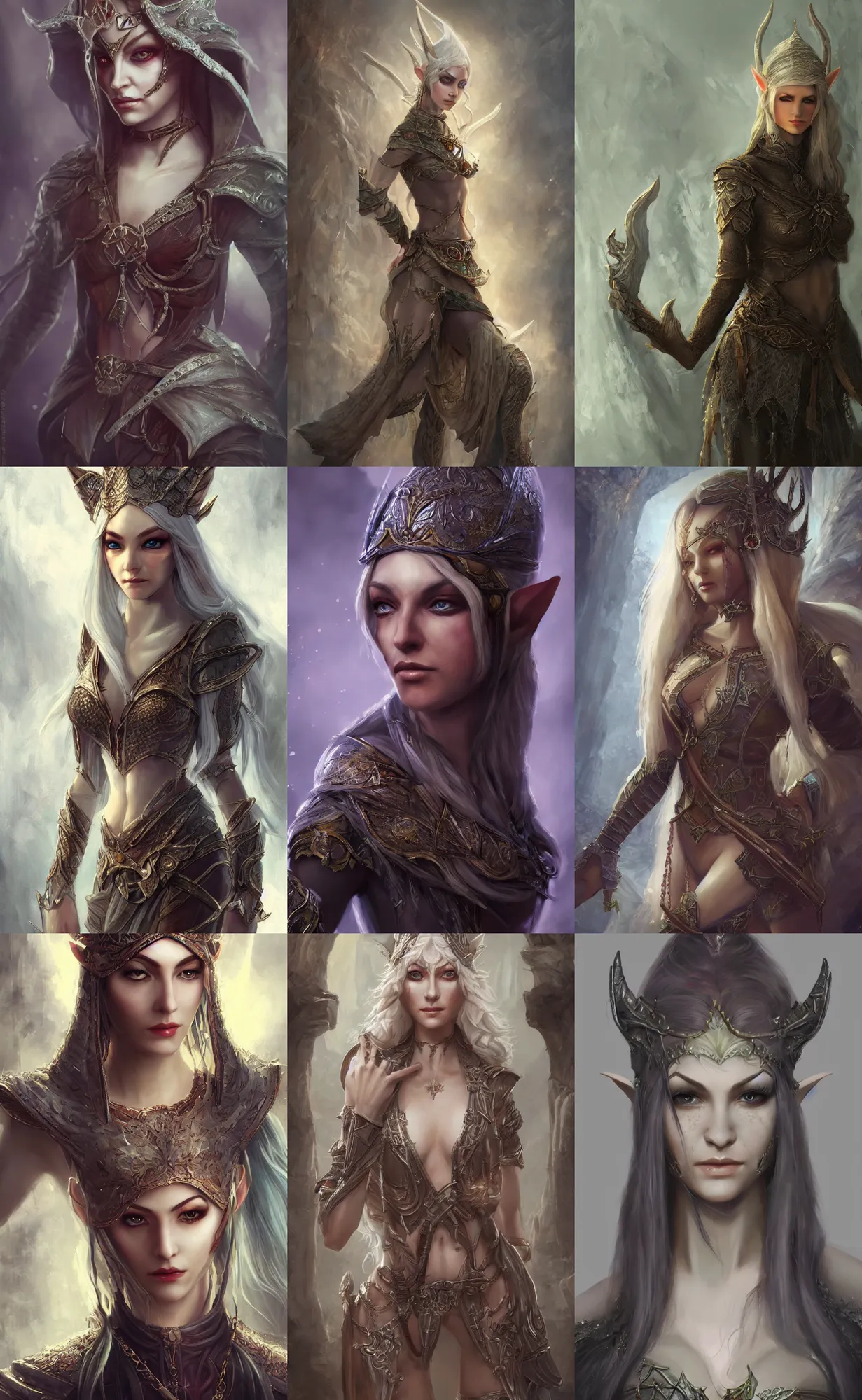Prompt: soft focus oil canvas painting, full body concept art of a D&D style elven female thief with a very beautiful face and centered eyes wearing full intricate clothing, ultra detailed, octane render, 4K, dystopian, micro details