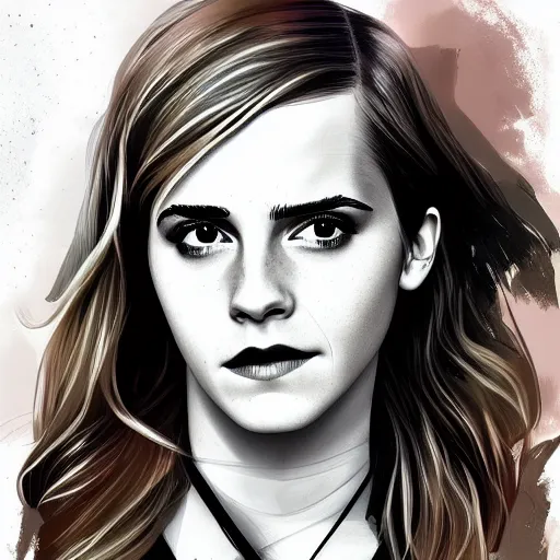 Prompt: Emma Watson as Black Canary, full shot, digital painting, highly detailed