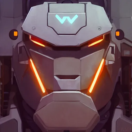 Image similar to face icon stylized minimalist mechwarrior, loftis, cory behance hd by jesper ejsing, by rhads, makoto shinkai and lois van baarle, ilya kuvshinov, rossdraws global illumination