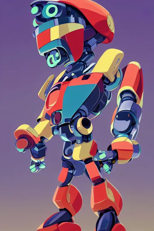 Image similar to metabots medabots medarotto medarot robot minimalist comics helmet mask neon cybereye, behance hd by jesper ejsing, by rhads, makoto shinkai and lois van baarle, ilya kuvshinov, rossdraws global illumination ray tracing hdr radiating a glowing aura