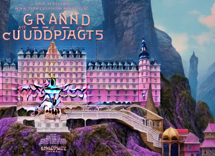 Image similar to a film still of magic in the grand budapest hotel ( 2 0 1 4 )