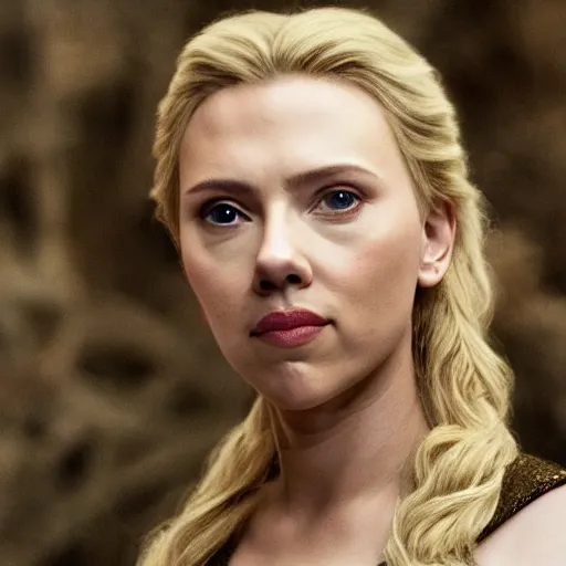 Prompt: scarlett johansson as galadriel