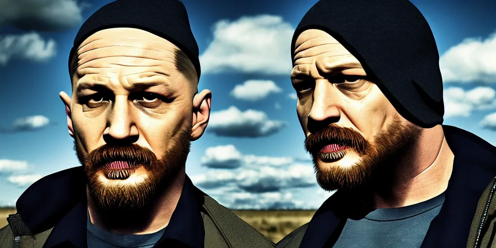 Prompt: Tom Hardy as Breaking Bad 4K quality Photorealism