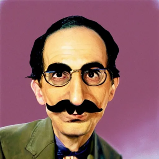 Prompt: Groucho Marx as Master Chief