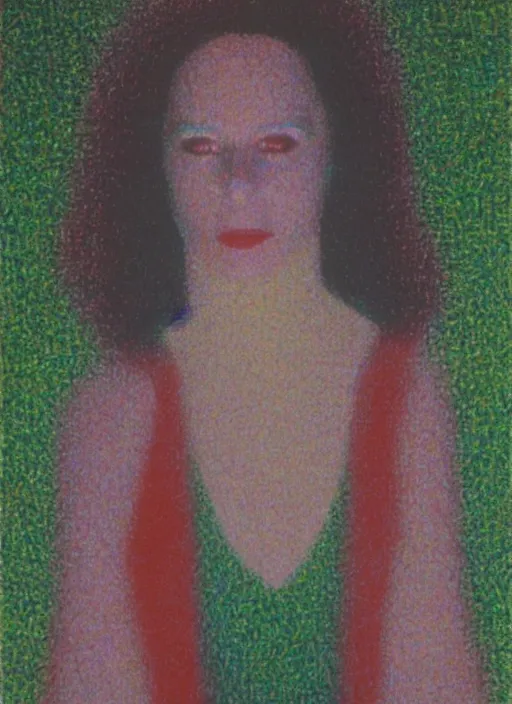 Prompt: a film still of suspiria by dario argento 1 9 7 7 movie, painted by georges seurat, impressionism, pointillism, high quality, detailed