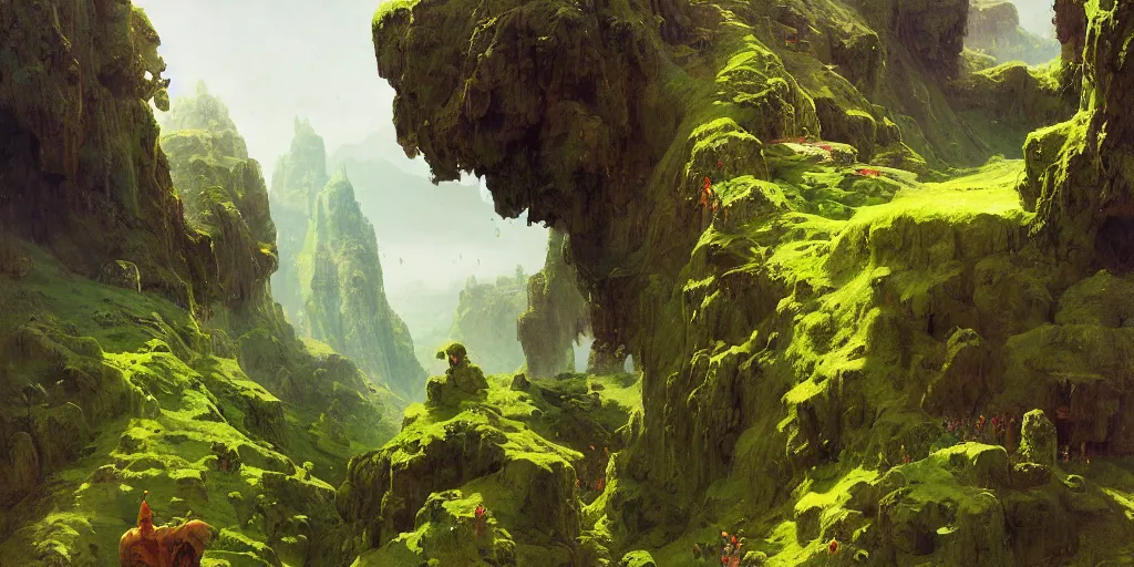 Image similar to lush green landscape villages castles buildings inverted upsidedown mountain range hanging from the sky fantasy surreal good composition artstation illustration sharp focus sunlit vista painted by ruan jia raymond swanland lawrence alma tadema zdzislaw beksinski norman rockwell tom lovell alex malveda greg staples