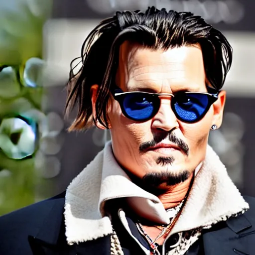 Image similar to johnny depp's face on us dollor