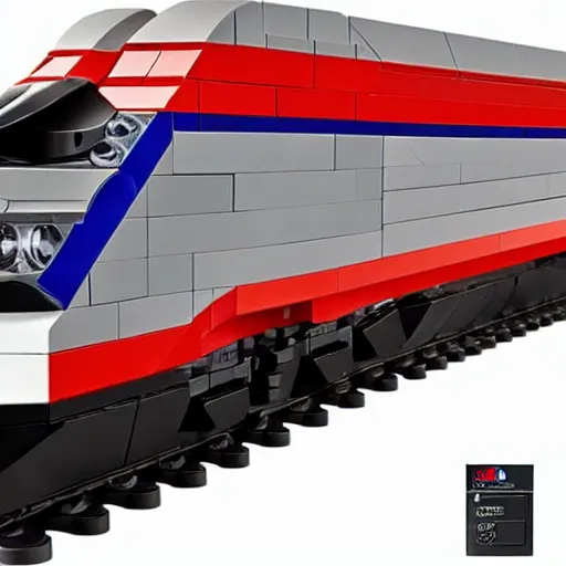 LEGO MOC TGV Duplex Carmillon by NeoSephiroth