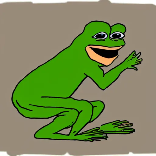Prompt: old pepe greentext