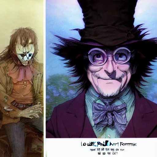 Prompt: Lofi informal portrait Ghibli style by Yoshitaka Amano and Wayne Barlowe and Ed Binkley and The Madhatter