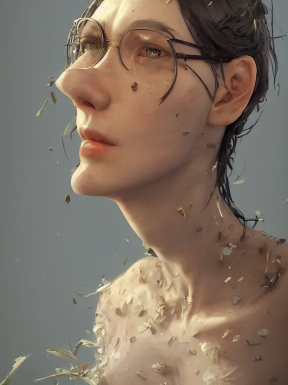 Image similar to lorenz lopez, au naturel, hyper detailed, digital art, trending in artstation, cinematic lighting, studio quality, smooth render, unreal engine 5 rendered, octane rendered, art style by klimt and nixeu and ian sprigger and wlop and krenz cushart