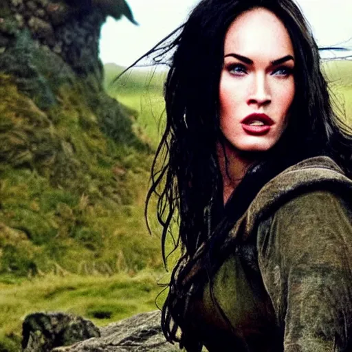 Prompt: megan fox as a hobbit