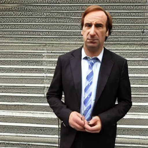 Image similar to saul goodman in serbia