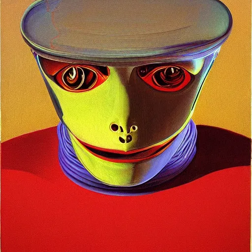 Image similar to alien by wayne thiebaud