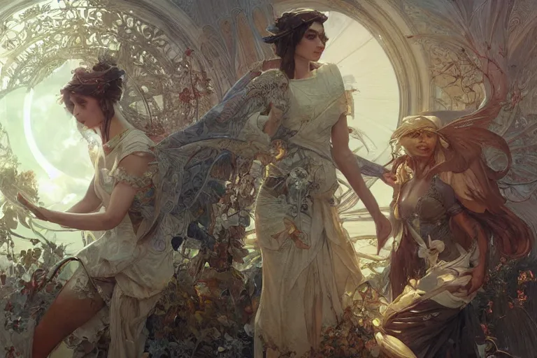 Prompt: painting of transcommunication, ultra realistic, concept art, intricate details, eerie, highly detailed, photorealistic, octane render, 8 k, unreal engine. art by artgerm and greg rutkowski and alphonse mucha