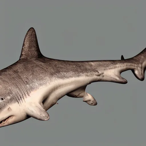 Image similar to prehistoric bones shark, 8 k, sharp focus, high details