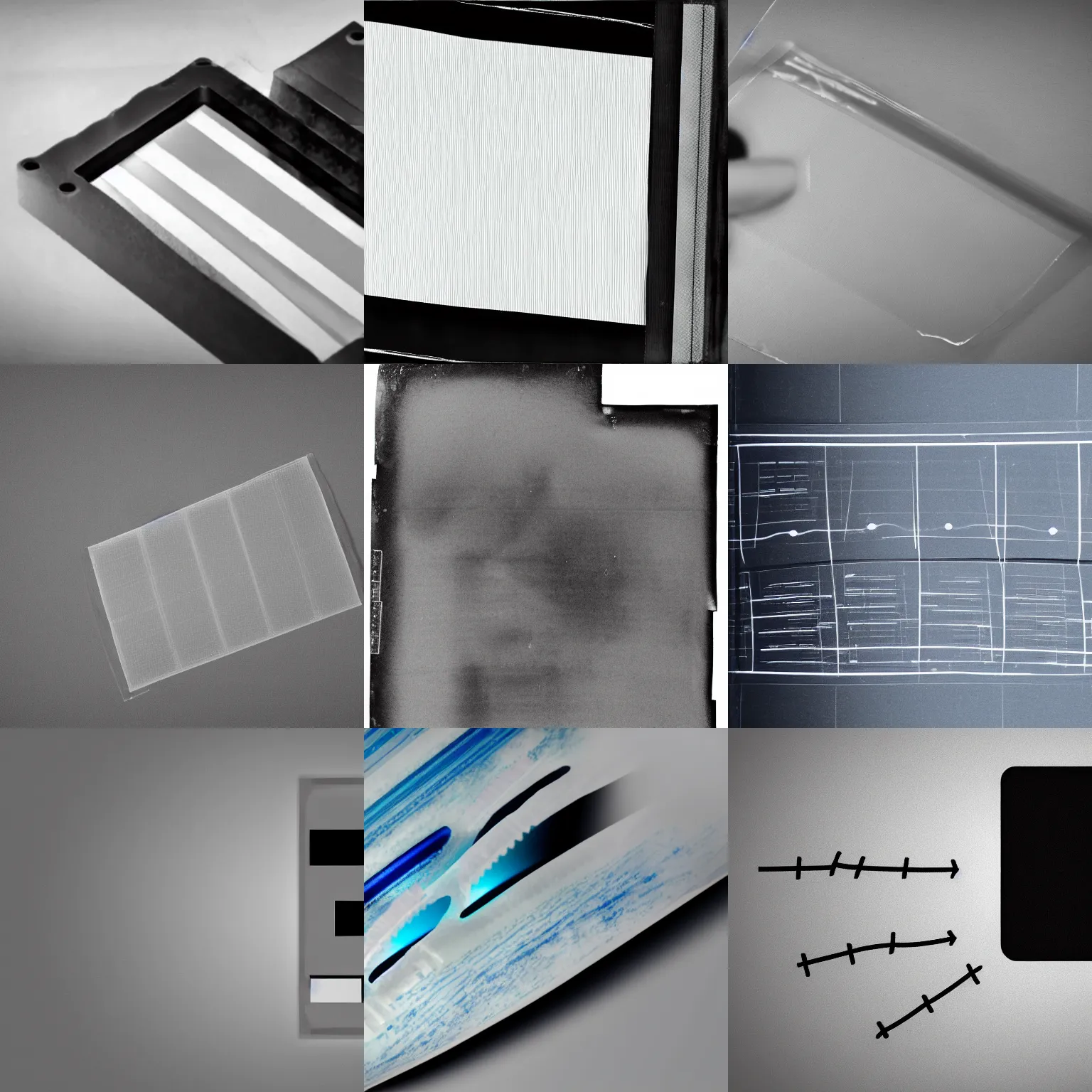 Prompt: a western blot with control lane, figure for publication in Nature, grayscale