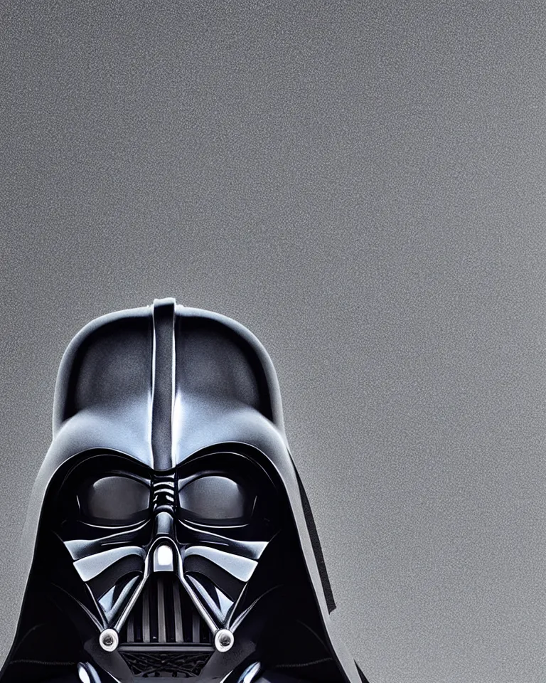 Prompt: 4K HD, high detail photograph, shot with Sigma f/ 4.2 , 250 mm sharp lens, shallow depth of field, subject = Darth Vader, consistent, high detailed light refraction, high level texture render