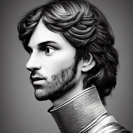 Image similar to photorealistic photograph of a prince by adam schultz, highly detailed, detailed, realism, photorealistic, photorealism, real, portrait, intricate, 8 k