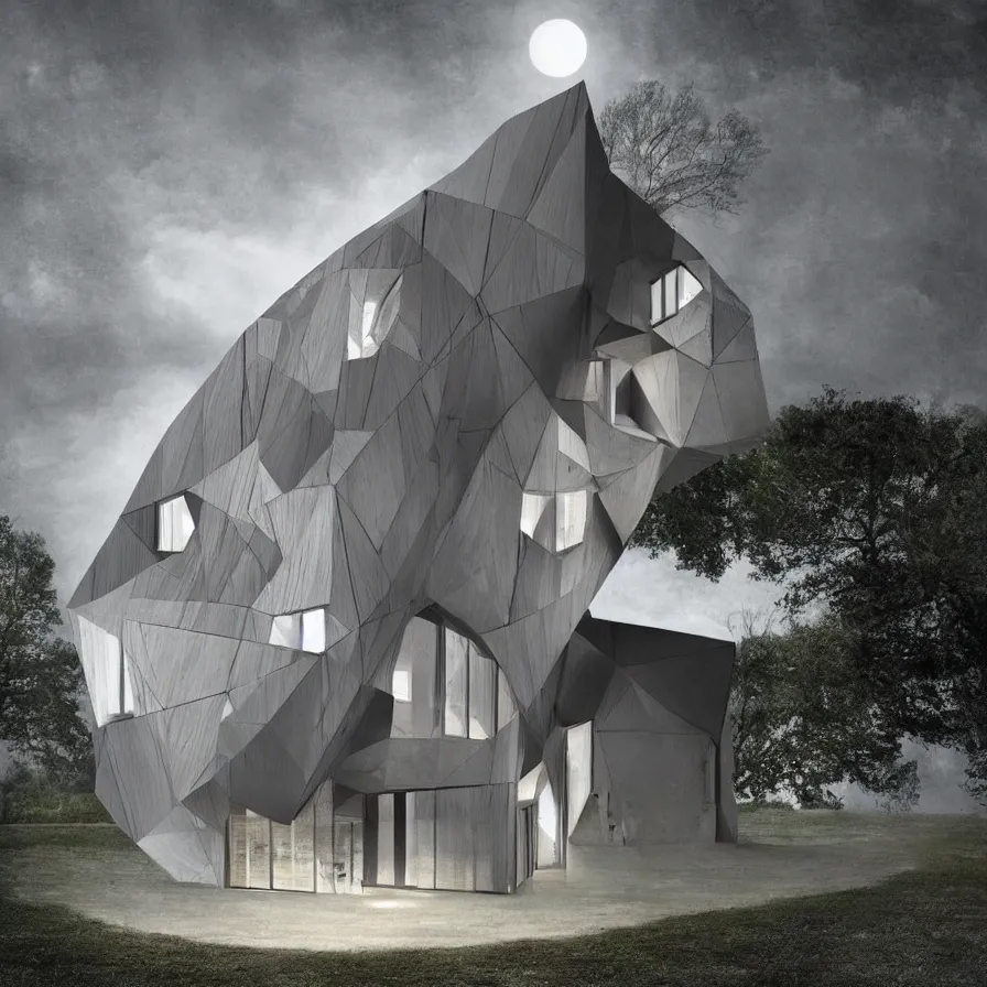 Image similar to a non - euclidean house that's bigger on the inside, paradoxical, mindbender, cinematic, hd