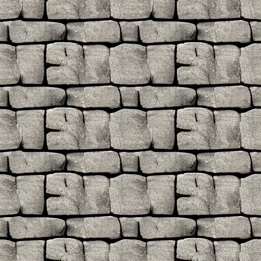 Prompt: cobblestone texture seamless with flat lighting and no shadows