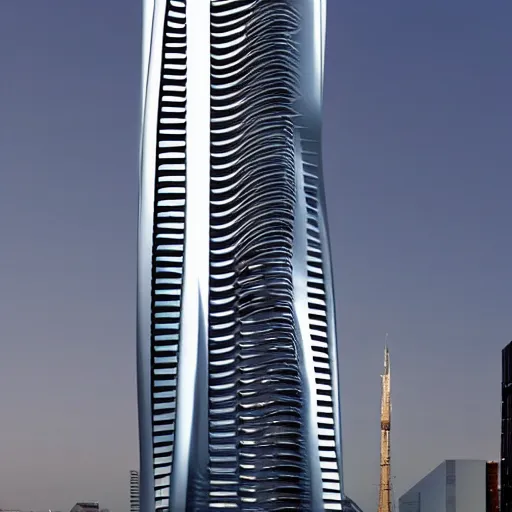 Prompt: atower design by zaha hadid -w1280 -n9 -i -s