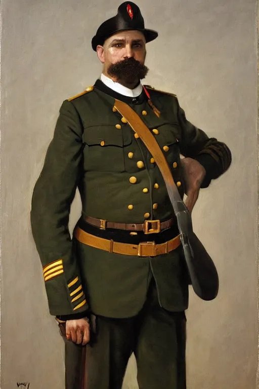 Image similar to full body portrait of the dictator of the dallas mavericks, 1 8 8 9, in full military garb, oil on canvas by william sidney mount, trending on artstation