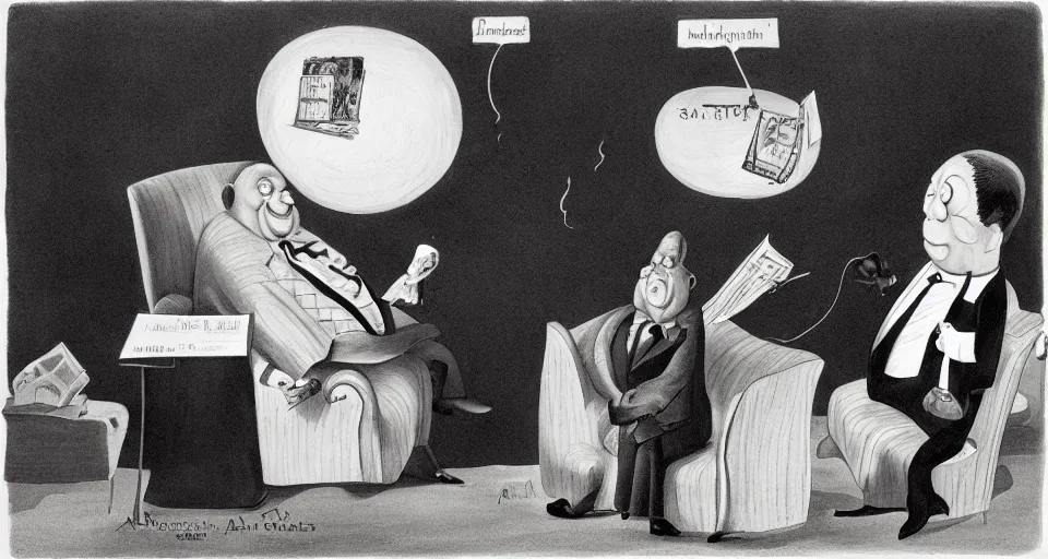 Image similar to the two complementary forces that make up all aspects and phenomena of life, by Charles Addams